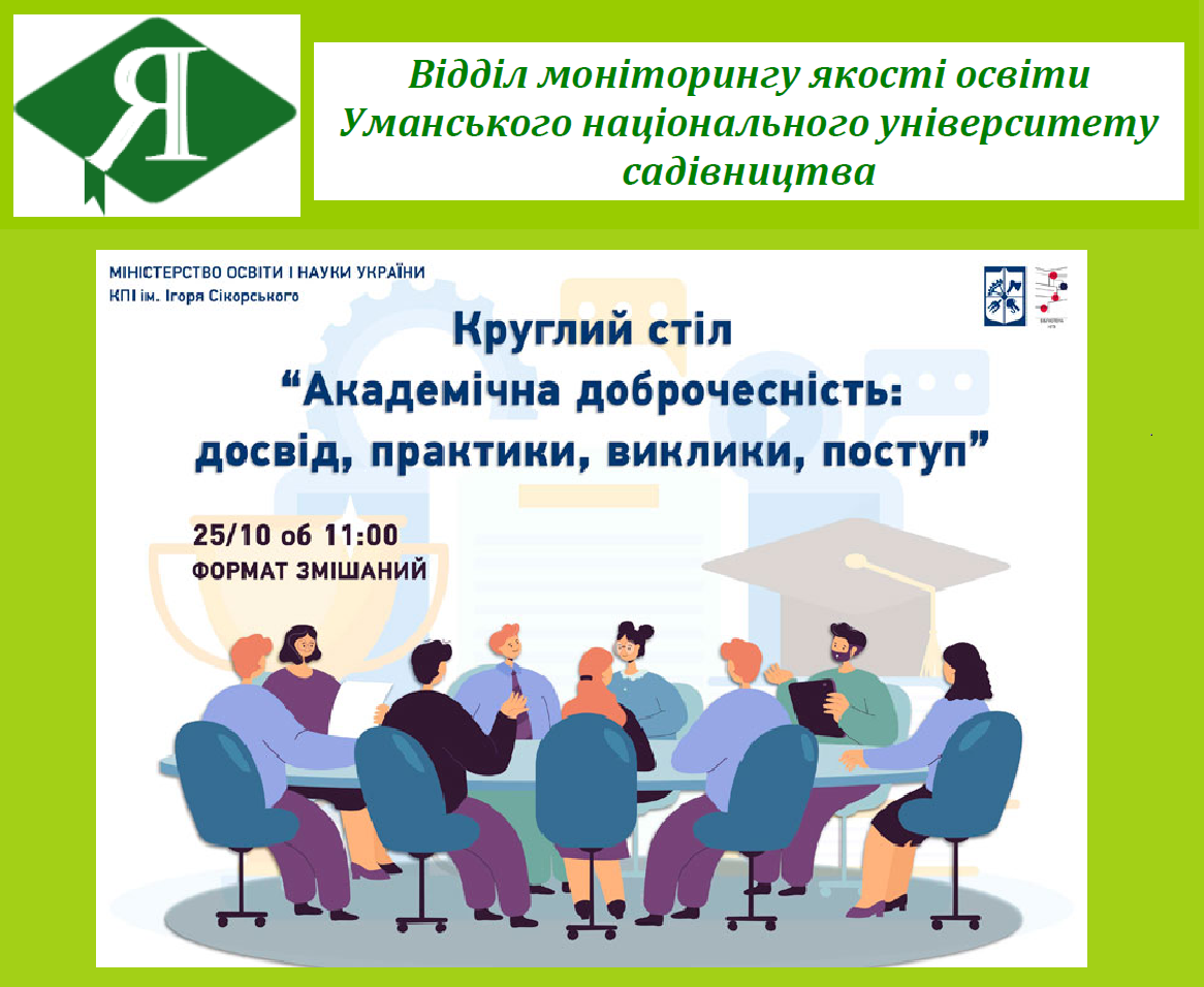 “Академічна доброчесність: досвід, практики, виклики, поступ”. 